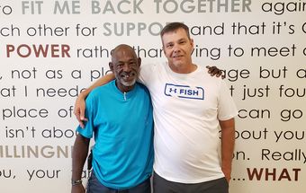 Mark Ward and David Loman at Samaritan Ministries