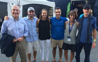 Keshian family at the Winston-Salem Open
