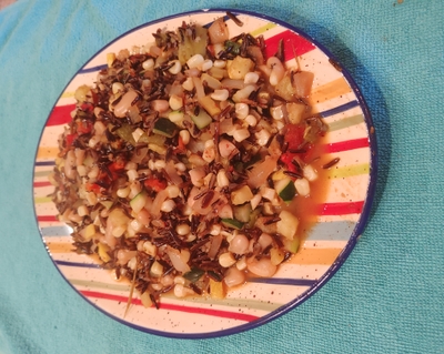 Native American 3 sisters rice