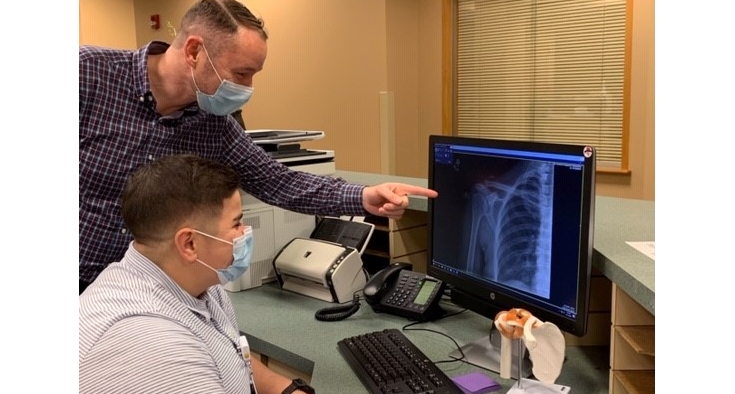 Dr. Tim Ewald and PA Brianna McShea