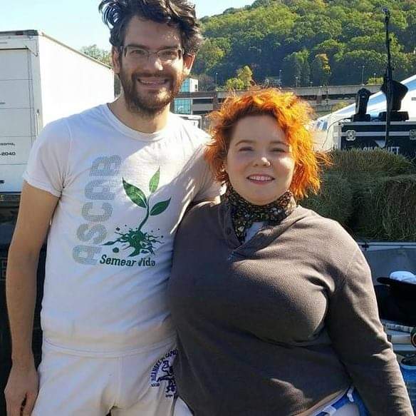 Maks Gomez pre transition and husband Alejo