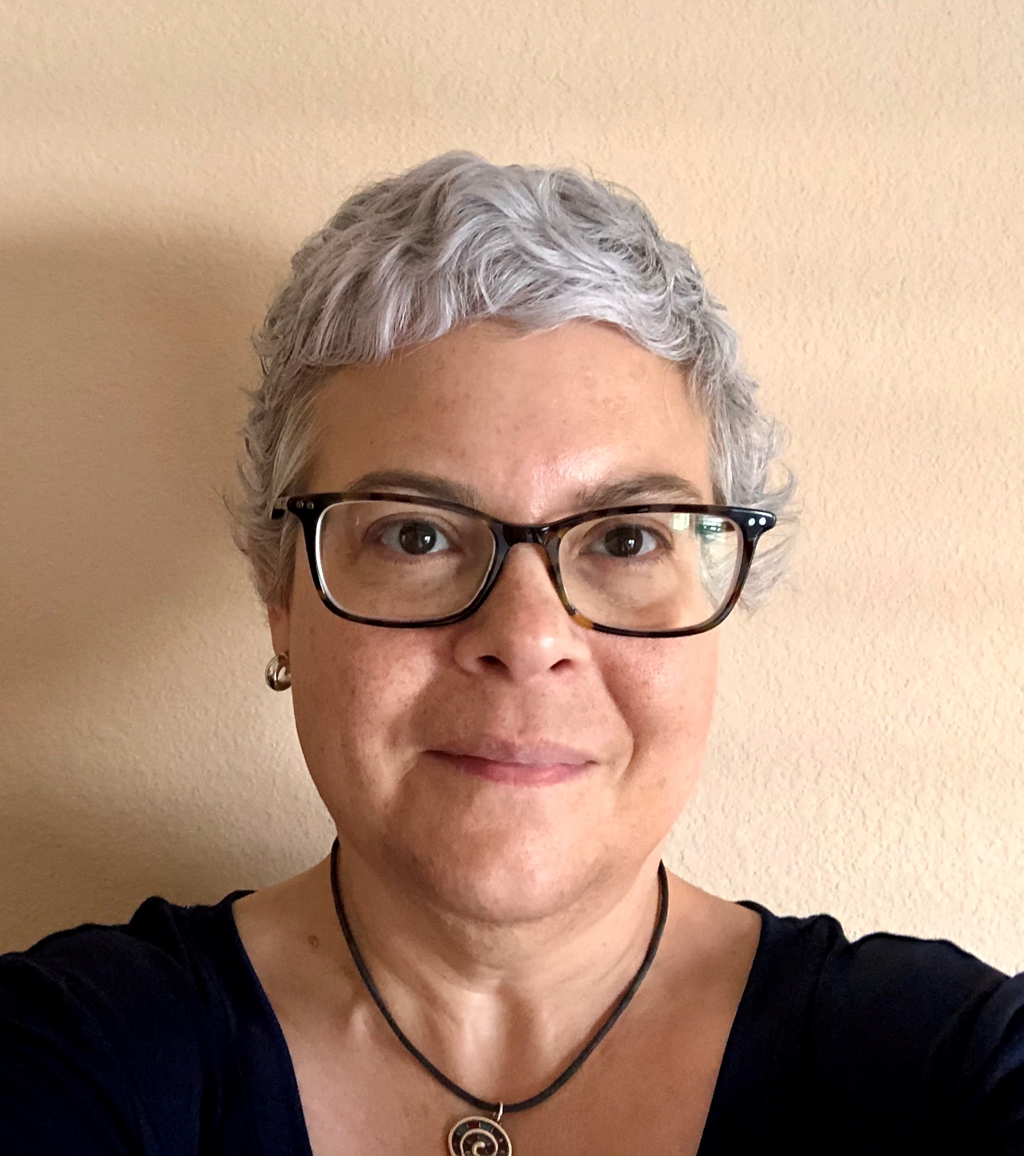 cathy luben smiles for the camera