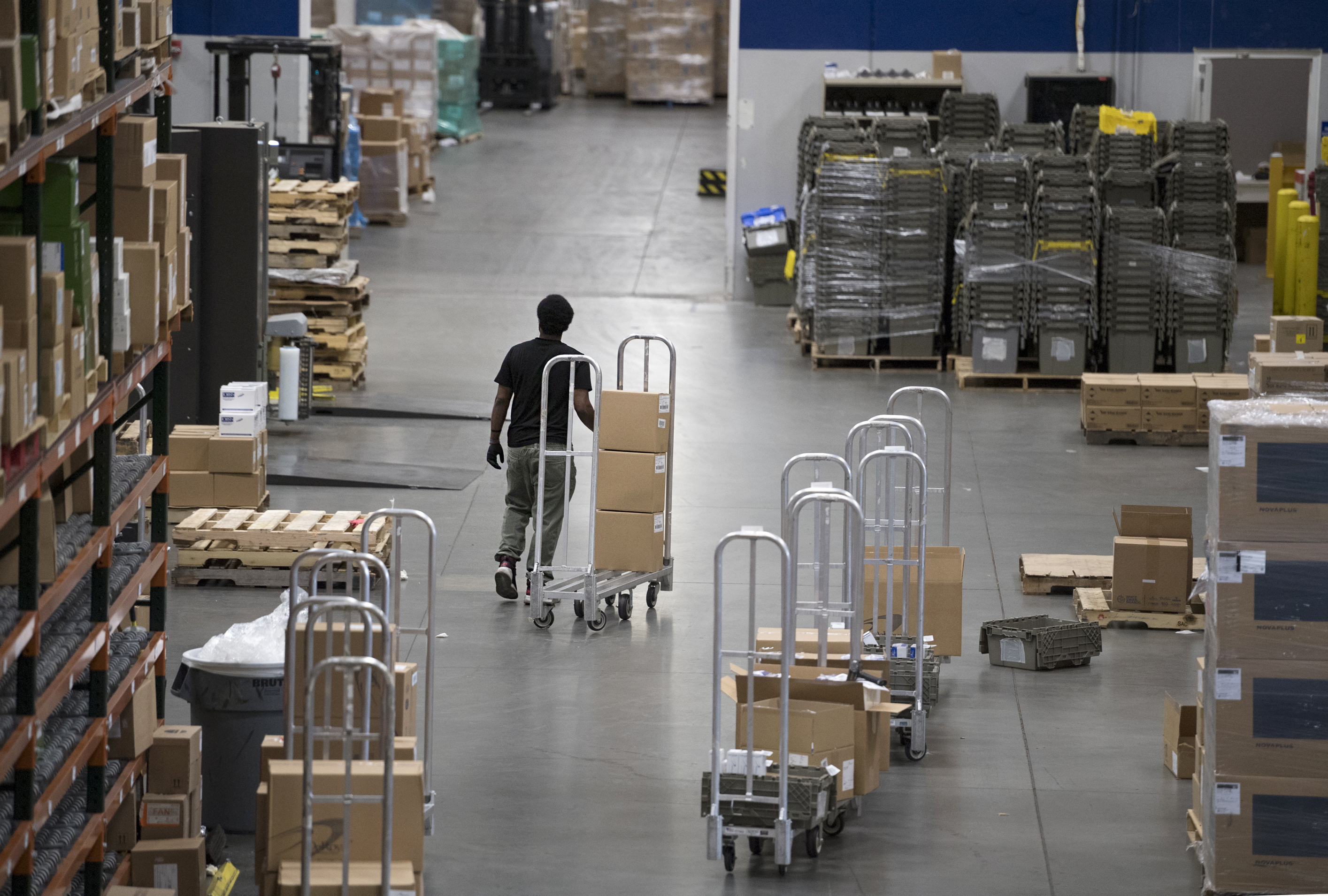 supplychain man on floor