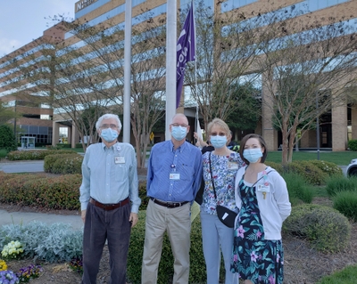 Chaplains Randy Hillman, Doug Evans, Sheree Jones and Courtney Wilson.