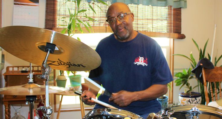 Keith Berryman drumming