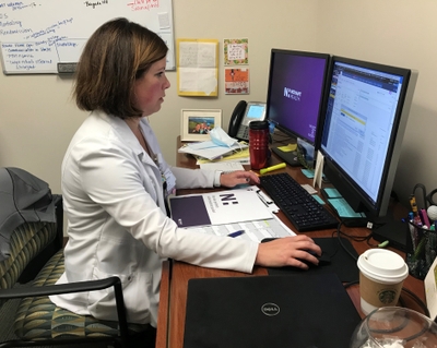 Elizabeth Mills desk
