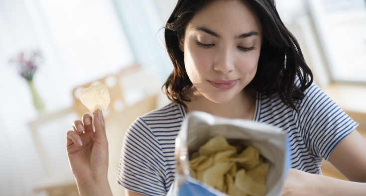 Getty Snacking Chips