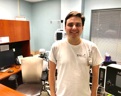 Respiratory therapist Travis Furr