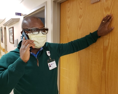 Forsyth Medical Chaplian Fred Wale Abe for vaccine story 3