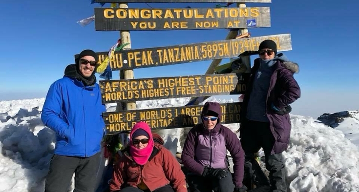 Patient and her doctor make ‘cancer-crushing’ climb up Mount Kilimanjaro