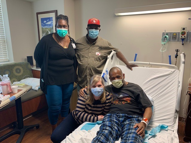 Todd Covington is pictured with his brother Larry, Lori Lantos and Dana Adams.