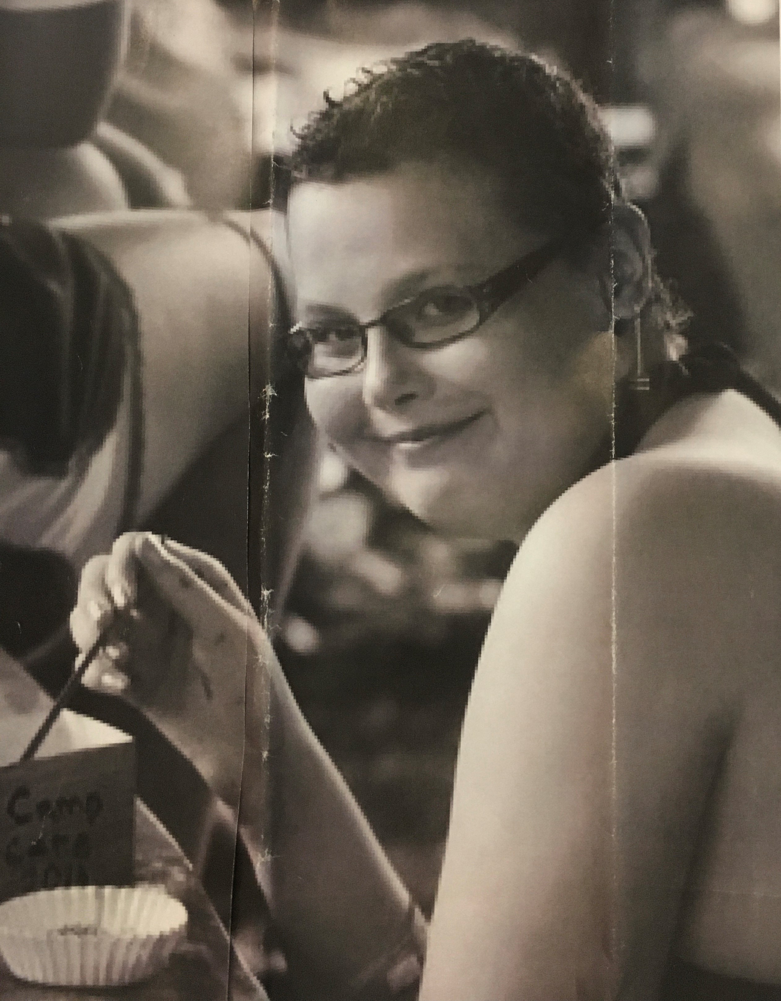 julianna viveiros smiles as her hair began to grow back after chemo and radiation