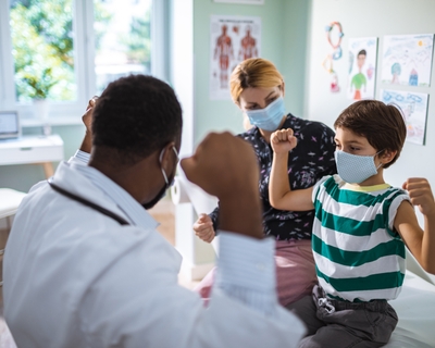 pediatrician peds doctor's visit shots wellness visit check-up kid