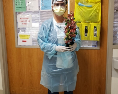 Ruth VanHoy and Tree