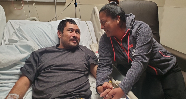 An ailing husband needed his wife. This team made it happen.
