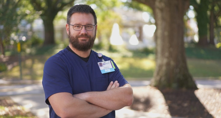 Army veteran feels at home as a nurse-in-training