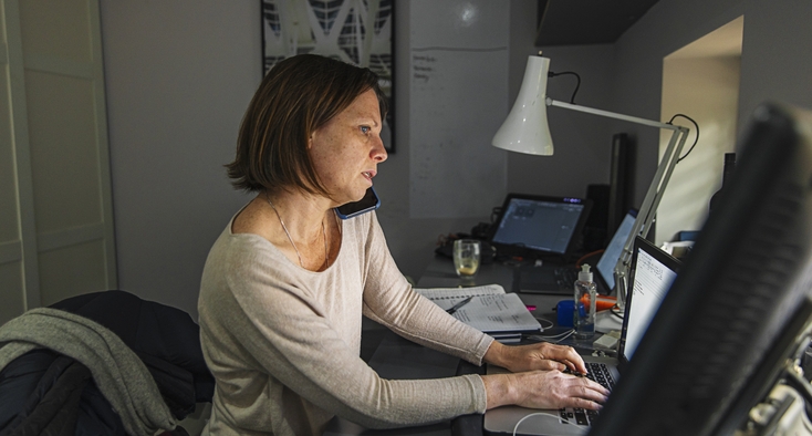 home office back pain working from home