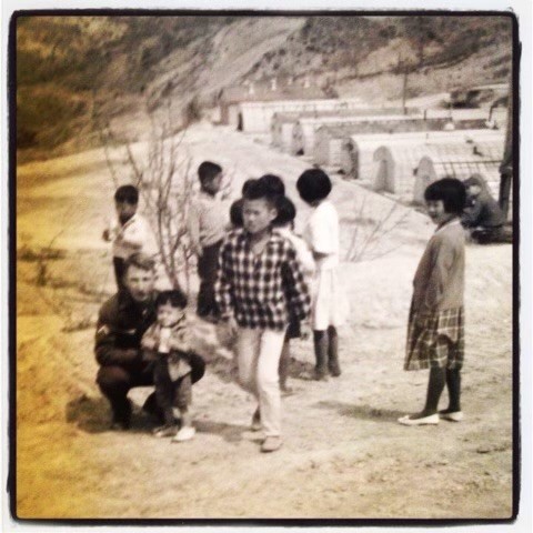 George Burns kids in Korea