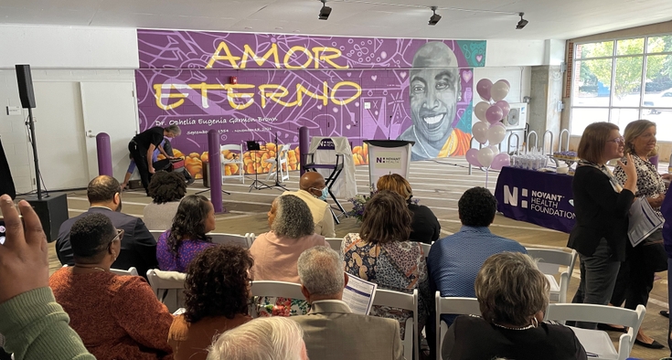 The stories behind the murals blooming in Novant Health  parking decks