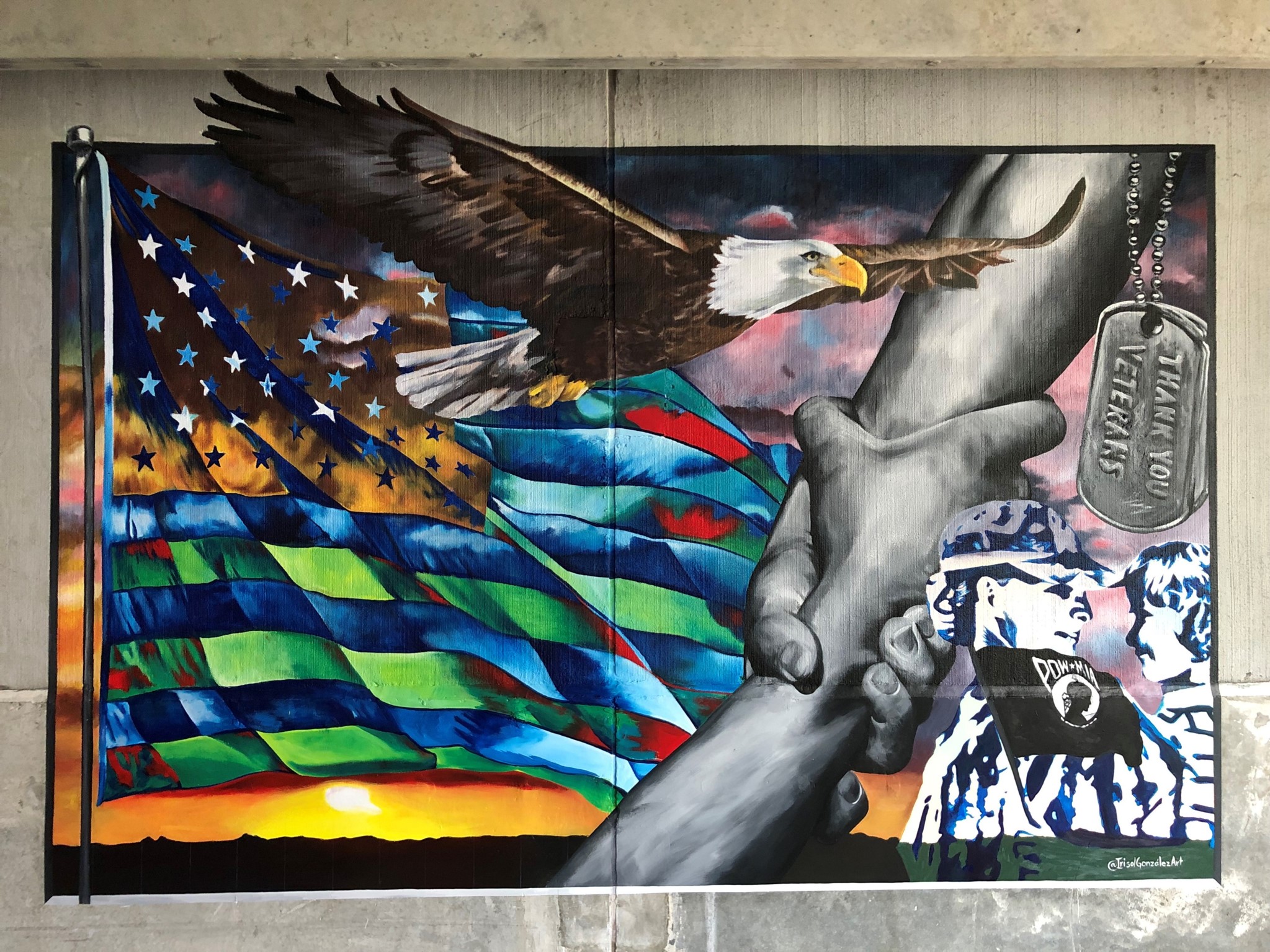 Veterans BRG mural