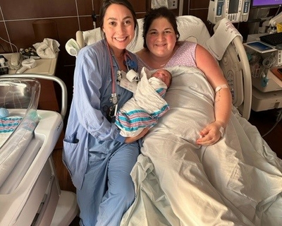 Kelsey Horne maternity room