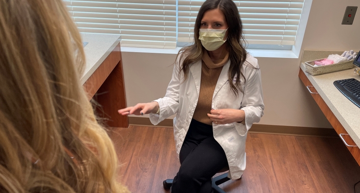 OB-GYN clinic delivered a baby who grew up to … deliver babies there