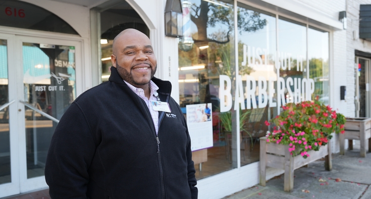 A glucose screening and a haircut?