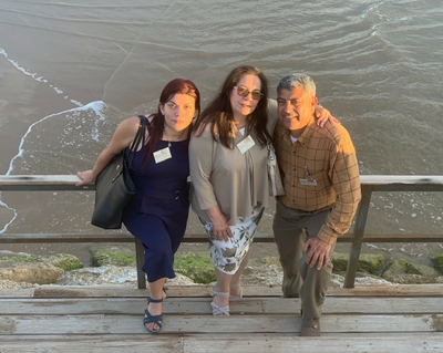 Heidi Lima with parents