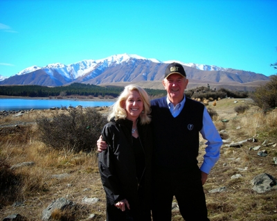 Agnes and Ed in New Zealand 