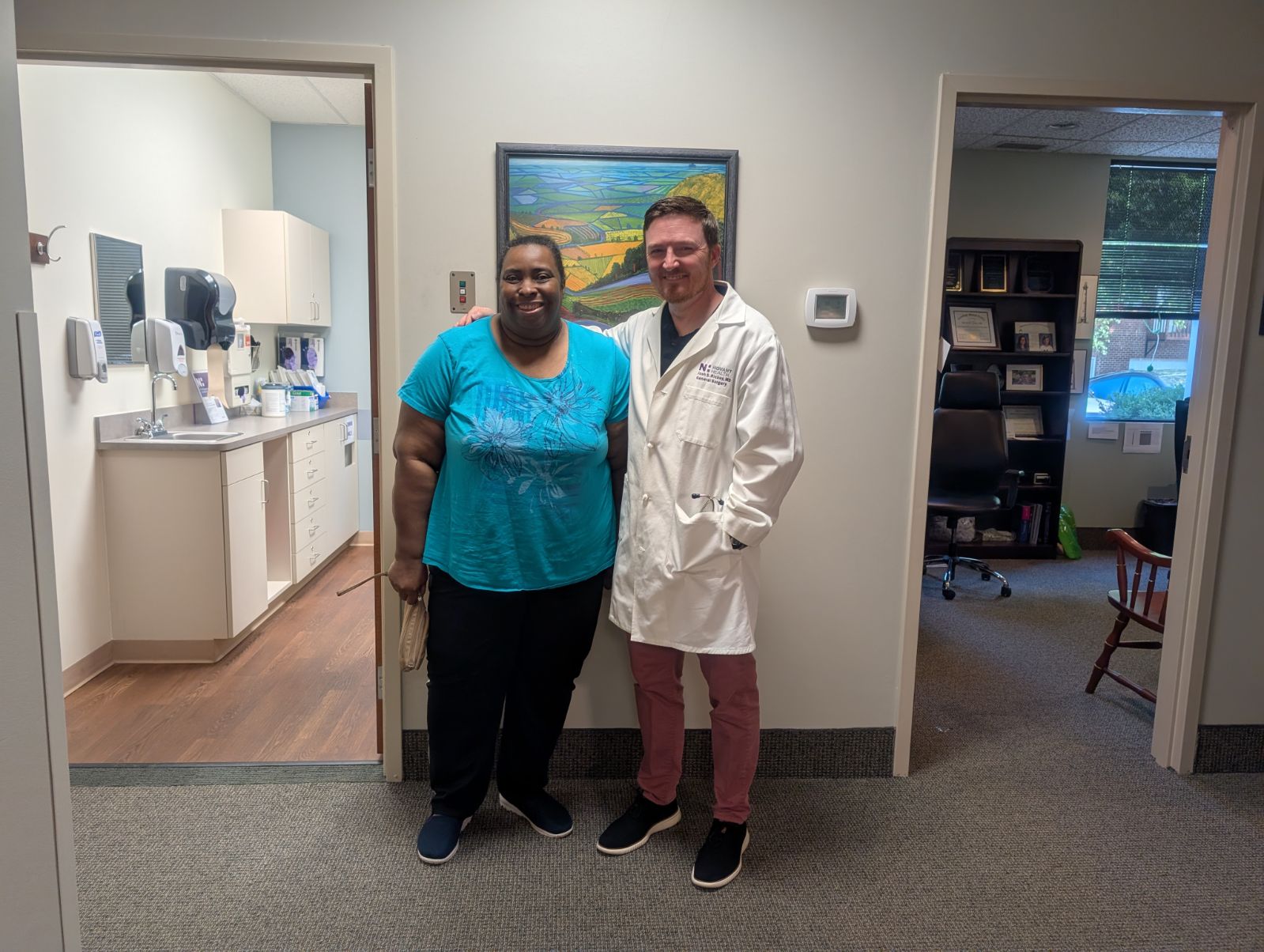 Racquel Avery and Dr. Joshua Rickey