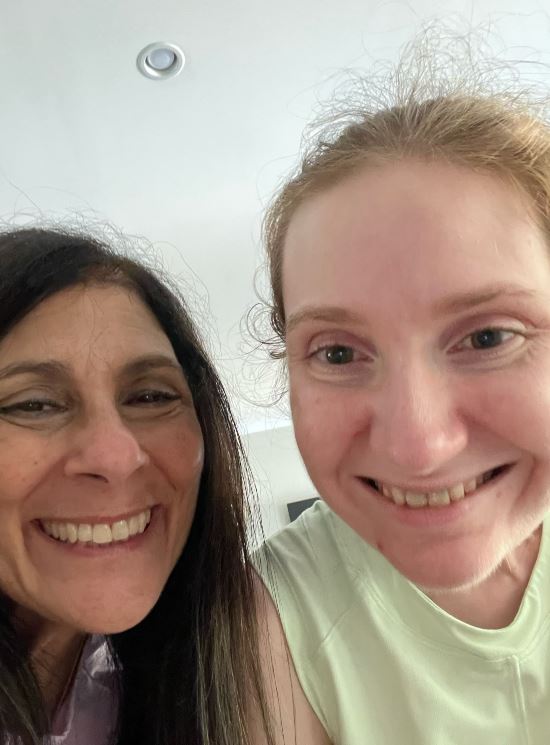 Skier wilkinson and daughter alex