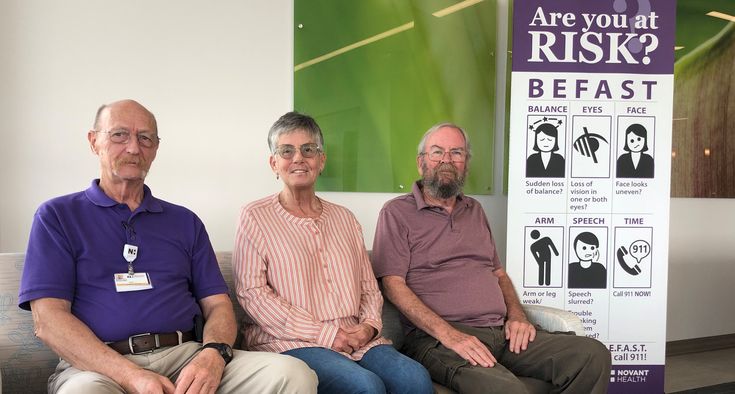 When a hospital volunteer recognized the signs of stroke, it saved his sister-in-law’s life