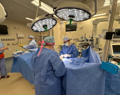 Nolan operates wide shot