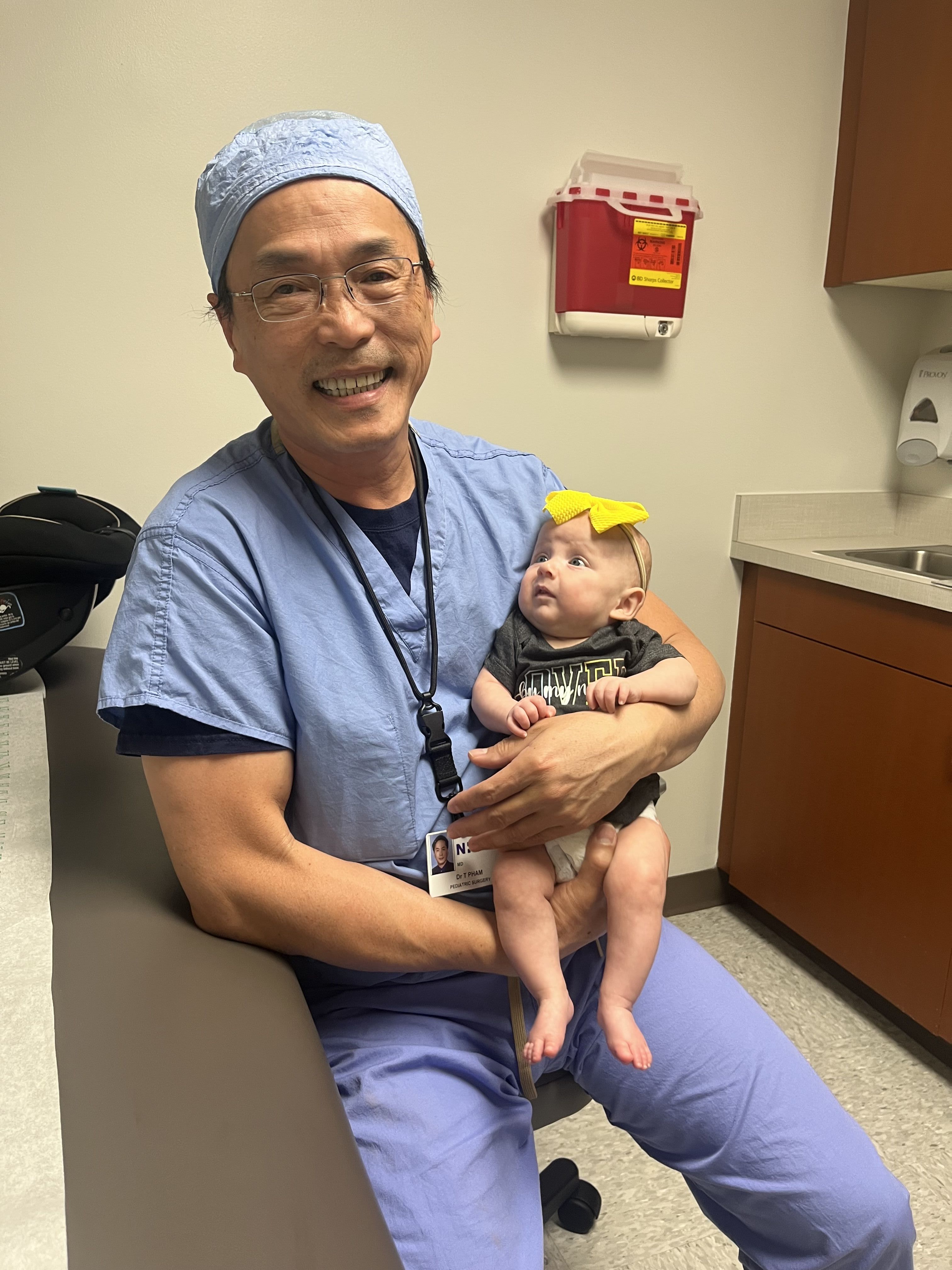 Trinity with surgeon Tuan Pham