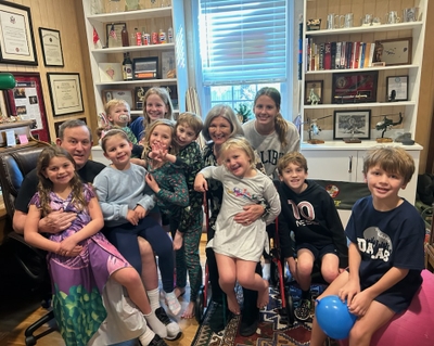 Milsteads and grandkids