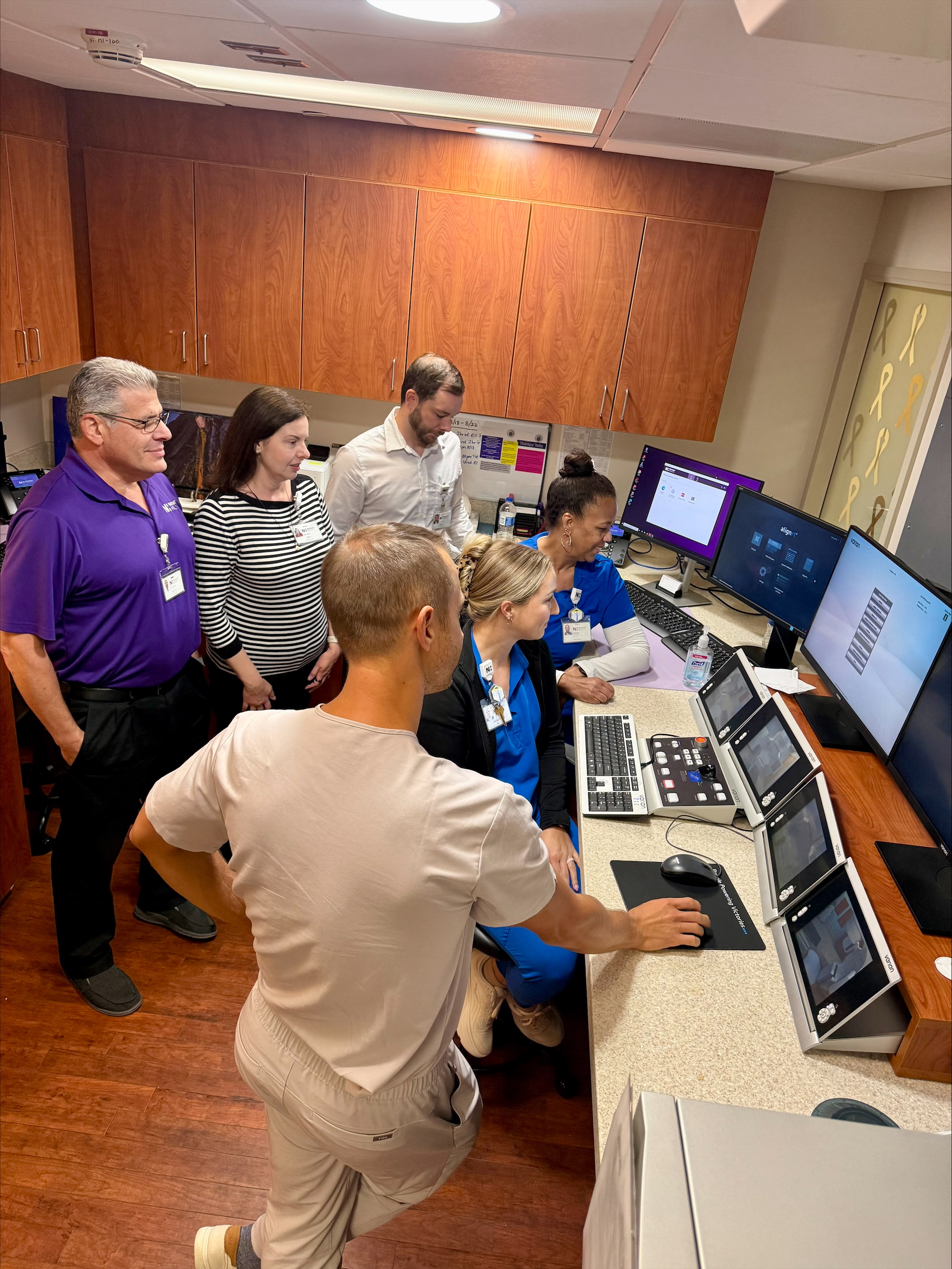 Novant Health radiation therapy team 3