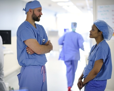 Imbarrato and PA Caitlin Thomas 