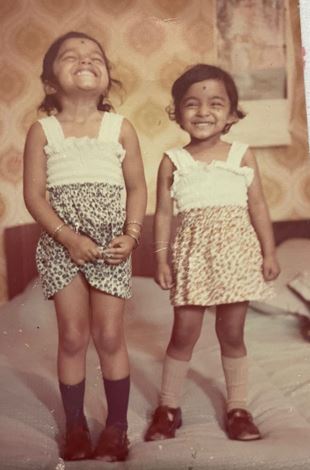 Dr. Nair left and sister Measles HH