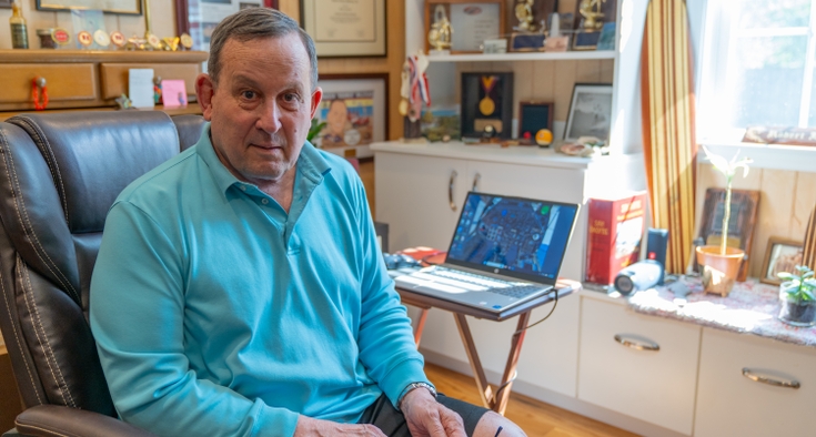 Retired Marine tackles surgery rehab with grit. And a dedicated care team.