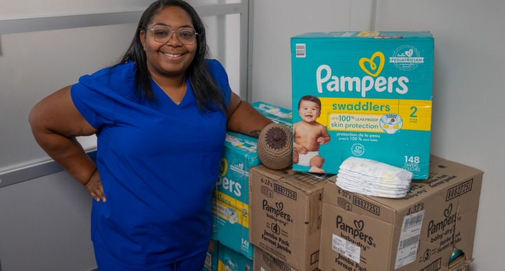 She turns challenges into possibilities for new moms