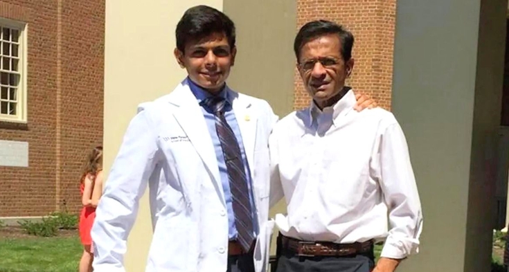 He grew up to practice cardiology where his dream began.