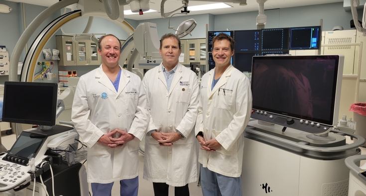 L to R - Drs. Richard Bonsall David Sindram Jeffrey Horvath