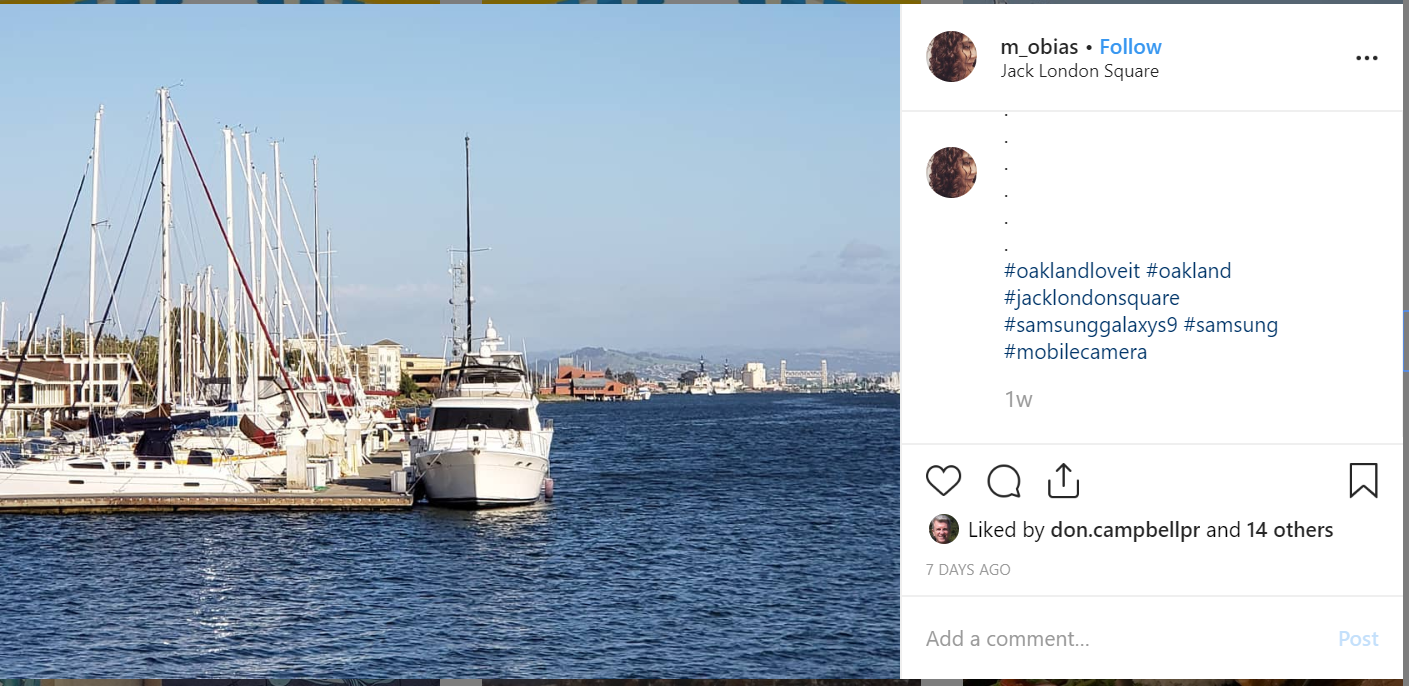 Maria Obdias Jack London Square