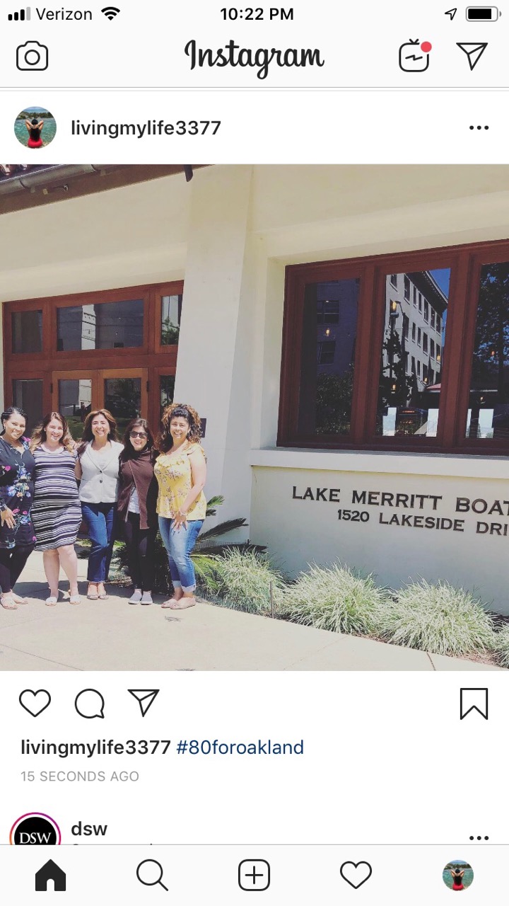 Berlynn Bell - Lake Merritt Boathouse for lunch