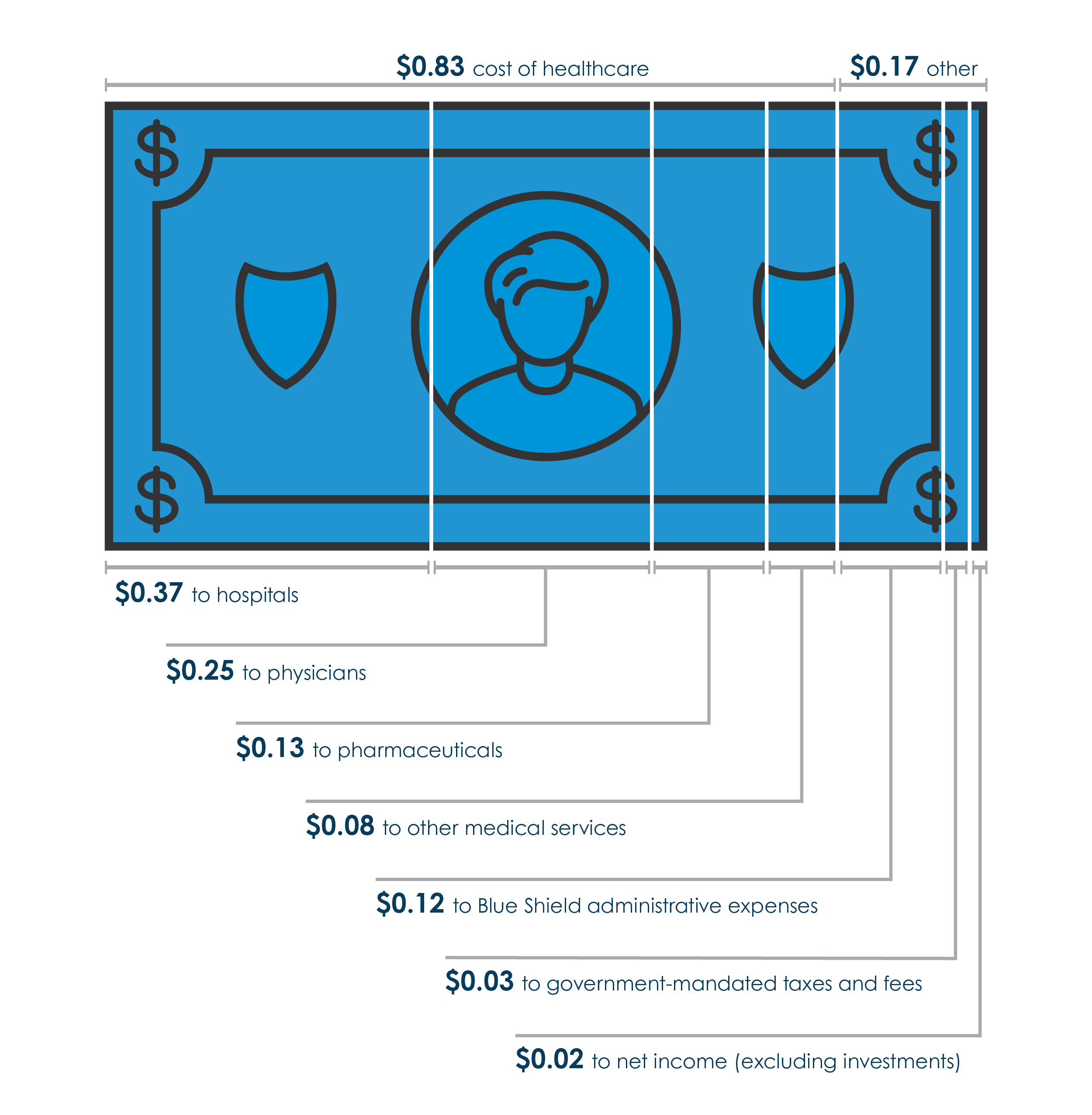 Member premiums infographic