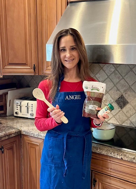 Angie cooking 1