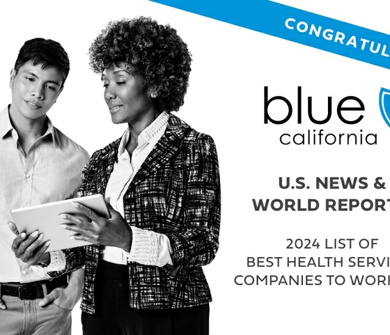 Blue Shield of California Named One of U.S. News & World Report’s 2024 Best Companies to Work For