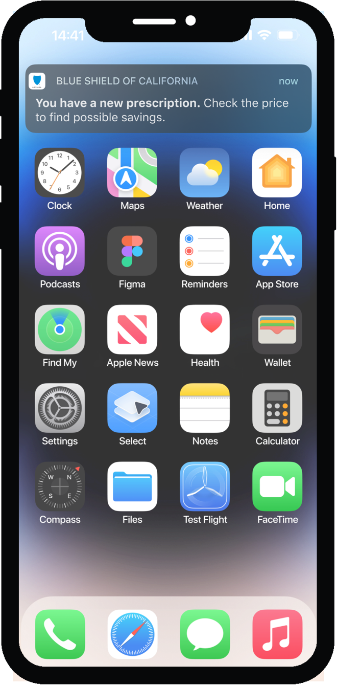 Mobile screenshot - notification