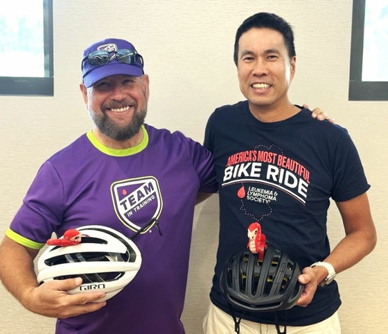 Pedaling It Forward: Two Blue Shield Cyclists Take Giving Back Into High Gear