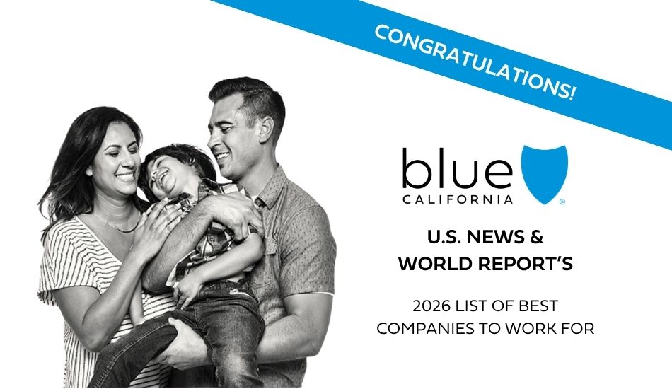 Blue Shield of California Recognized as a 2026 U. S. News & World Report Best Company to Work For